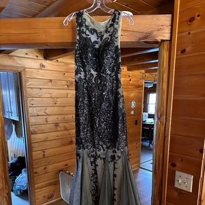 Jovani Black Sequin Prom Dress
